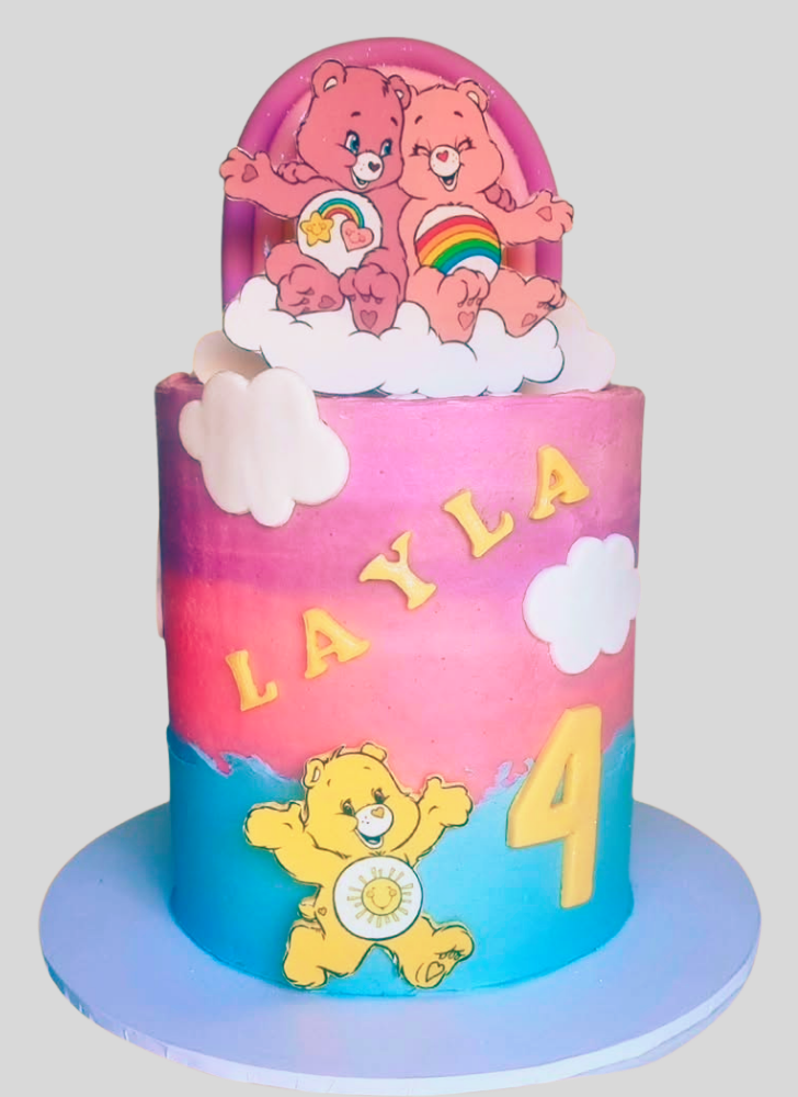 Bewitching Care Bears Cake