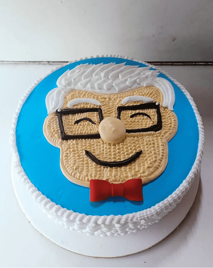 Admirable Carl Fredricksen Cake Design