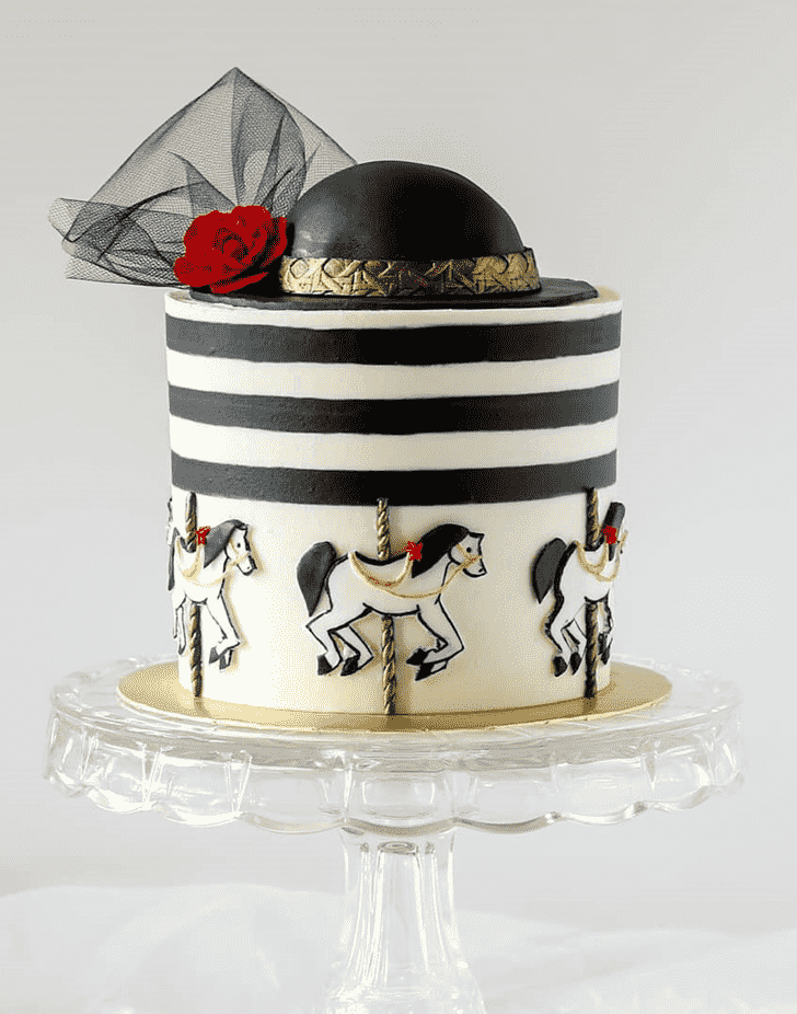 Beauteous Carousel Cake