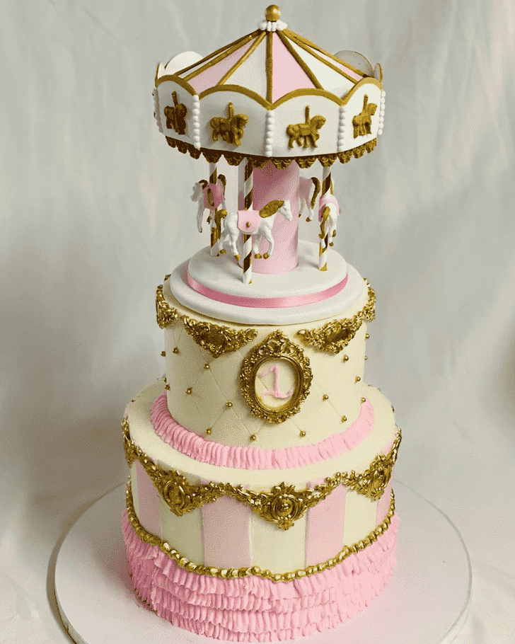 Splendid Carousel Cake