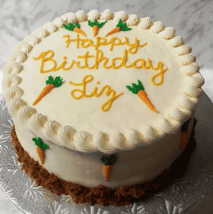 Lovely Carrot Cake Design