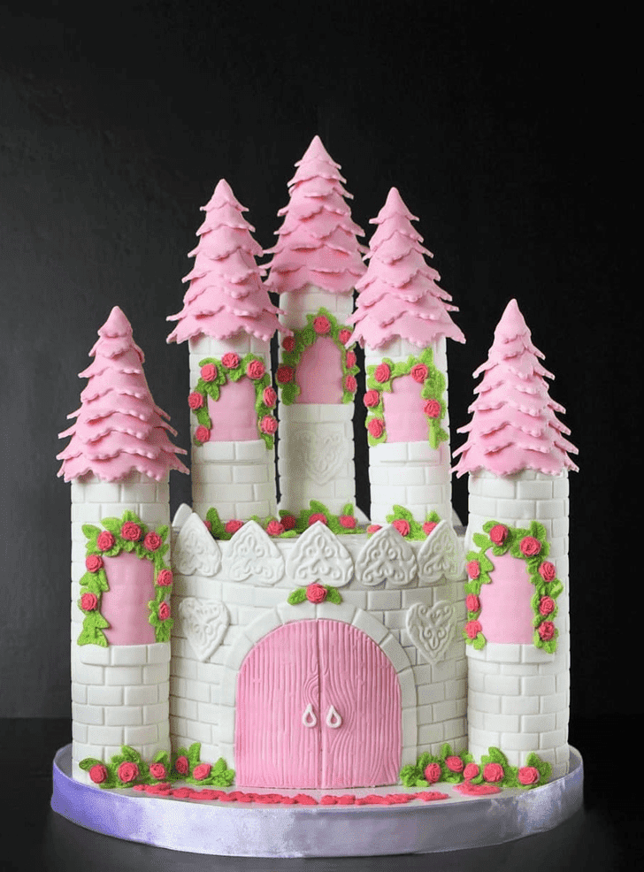 Angelic Castle Cake