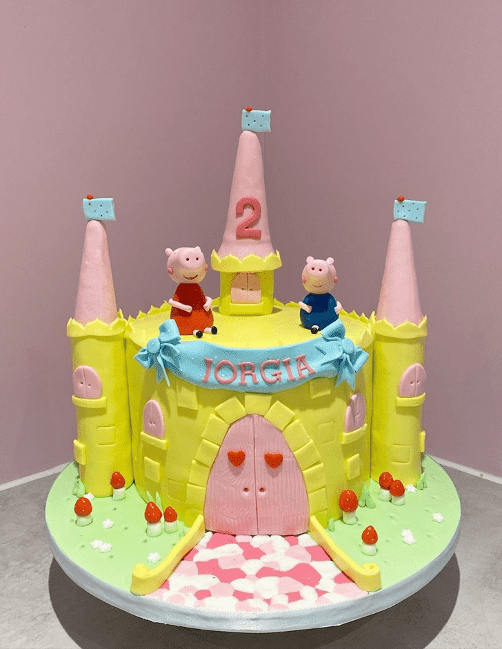 Dazzling Castle Cake