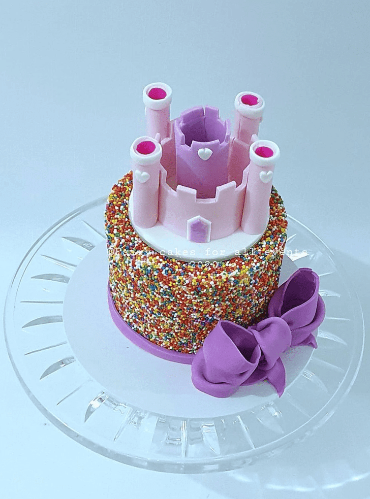 Delightful Castle Cake