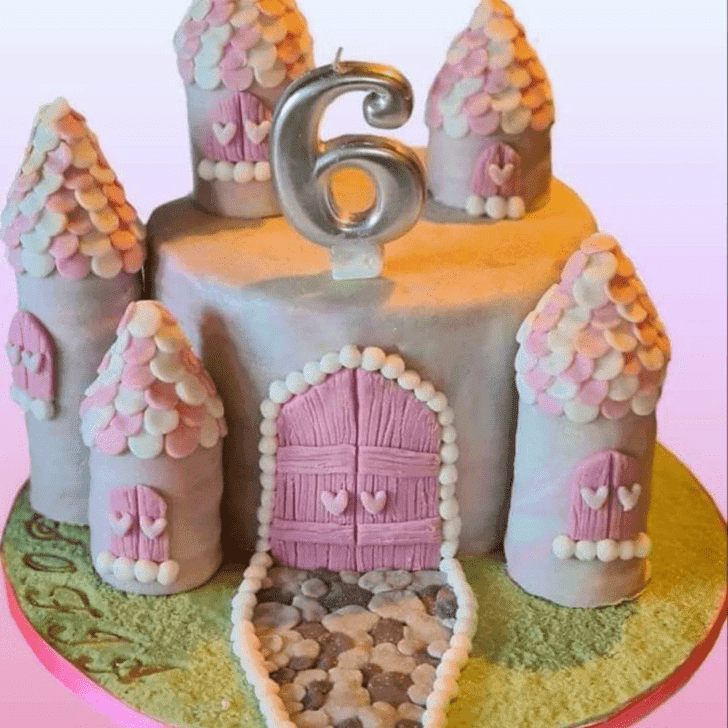 Graceful Castle Cake