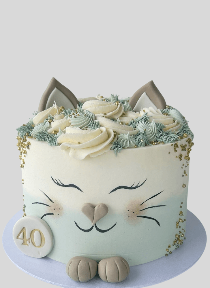 Enticing Cat Cake