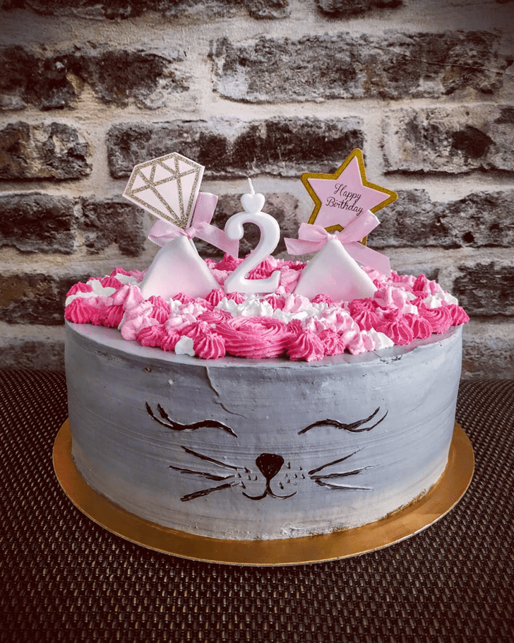 Adorable Cat Cake