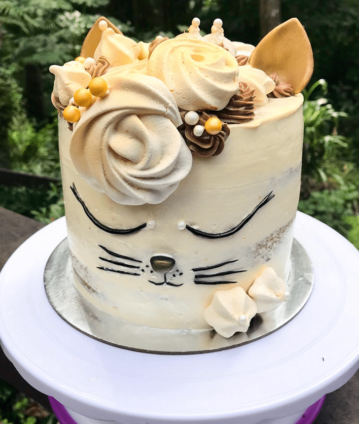 Beauteous Cat Cake
