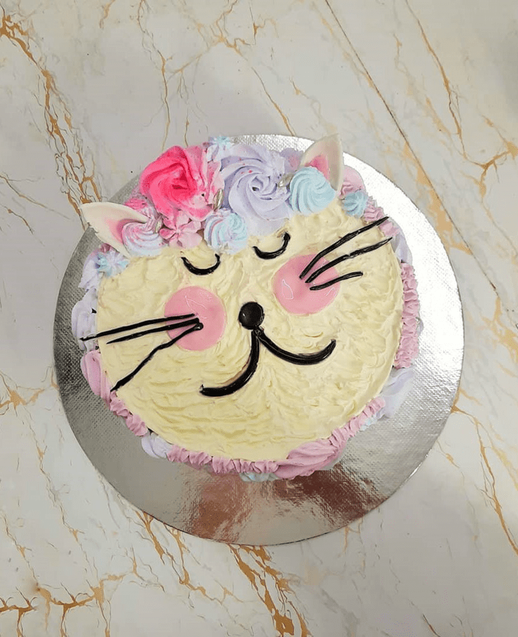 Charming Cat Cake