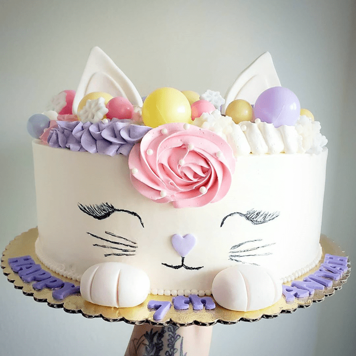 Elegant Cat Cake