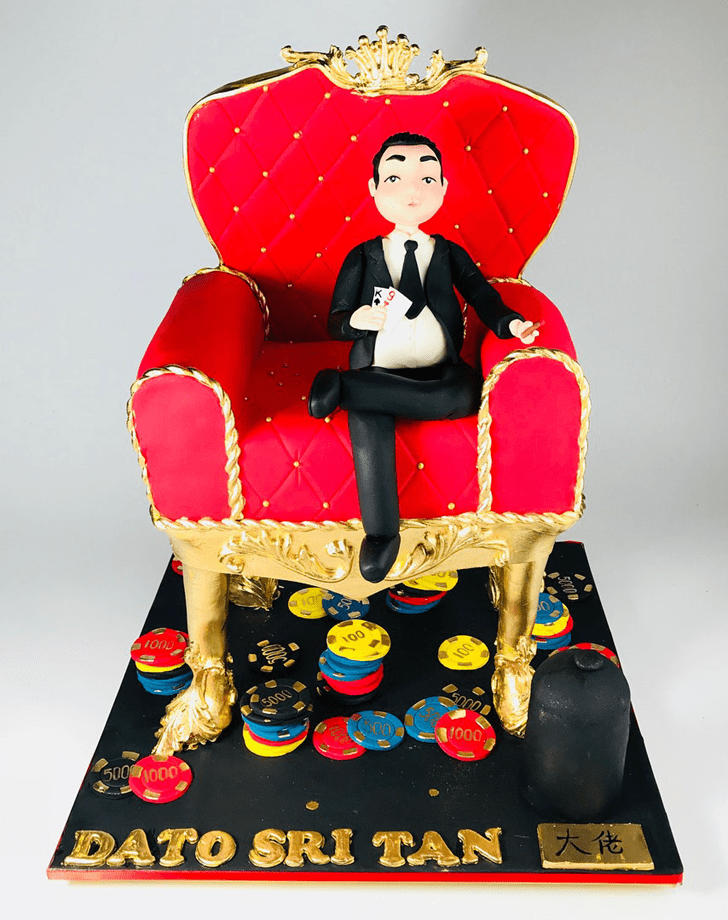 Appealing Chair Cake