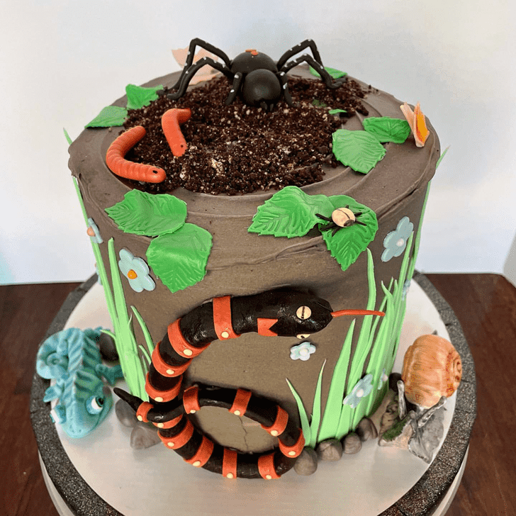 Delightful Chameleon Cake