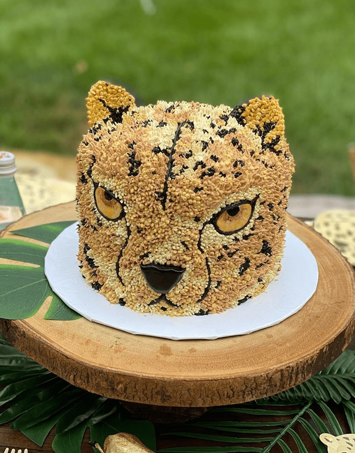 Classy Cheetah Cake