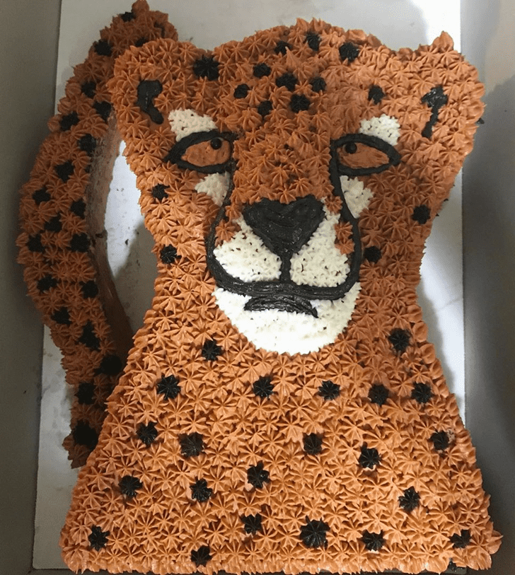 Mesmeric Cheetah Cake