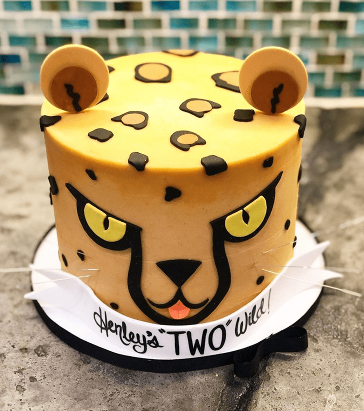 Slightly Cheetah Cake