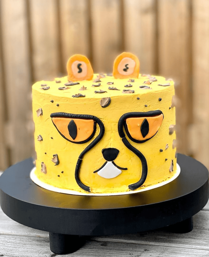 Cheetahful Cheetah Cake Design