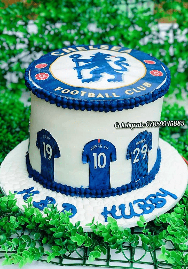 Bewitching Chelsea Cake
