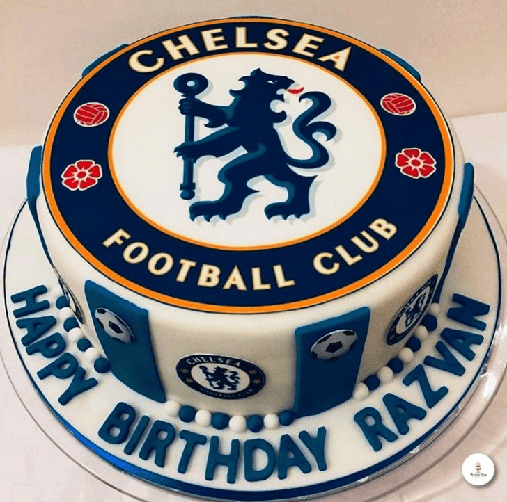 Shapely Chelsea Cake