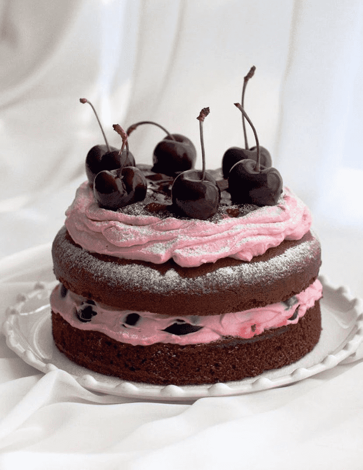 Alluring Cherry Cake
