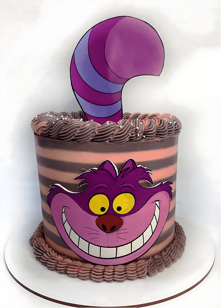 Admirable Cheshire Cat Cake Design