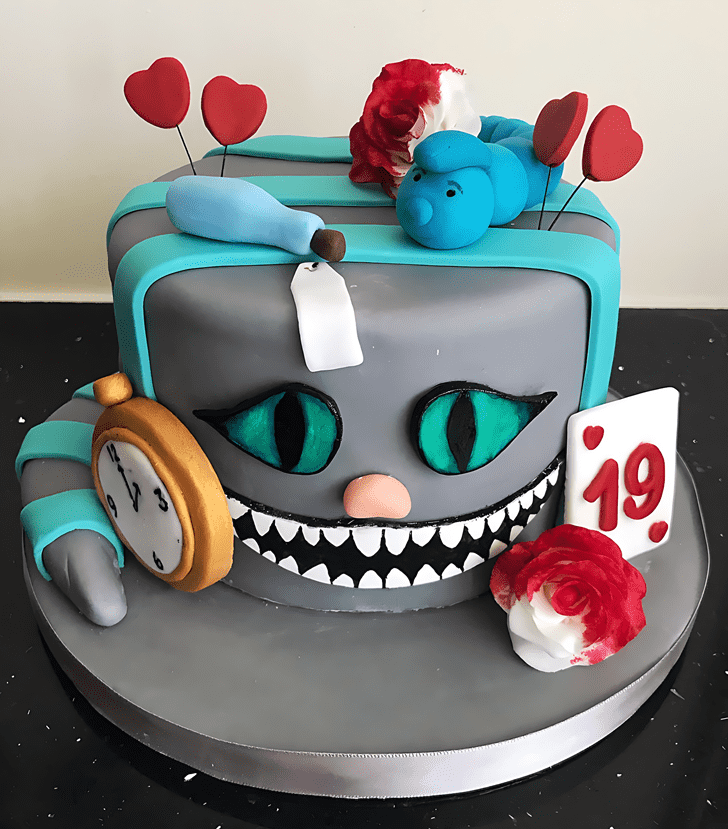 Appealing Cheshire Cat Cake