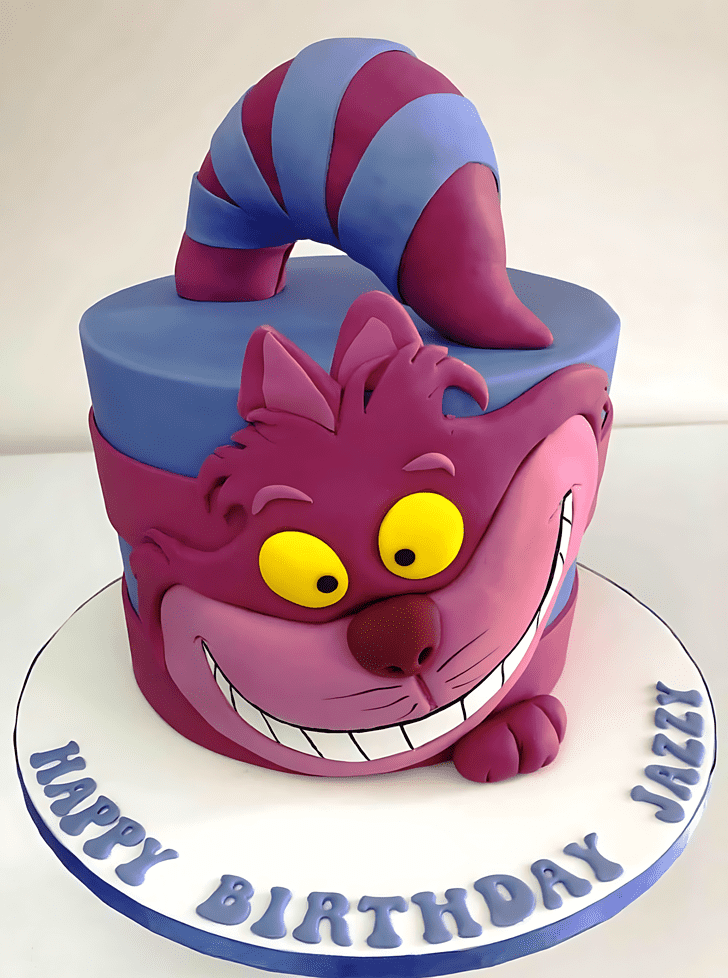 Bewitching Cheshire Cat Cake