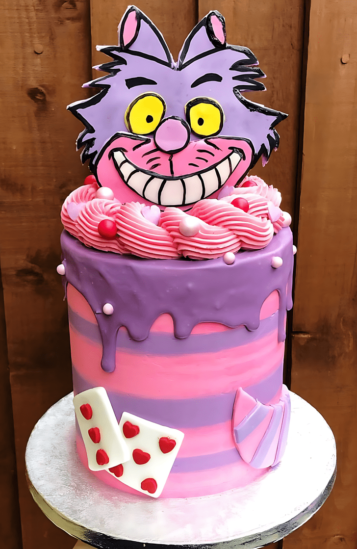 Good Looking Cheshire Cat Cake