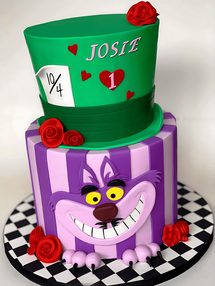 Handsome Cheshire Cat Cake