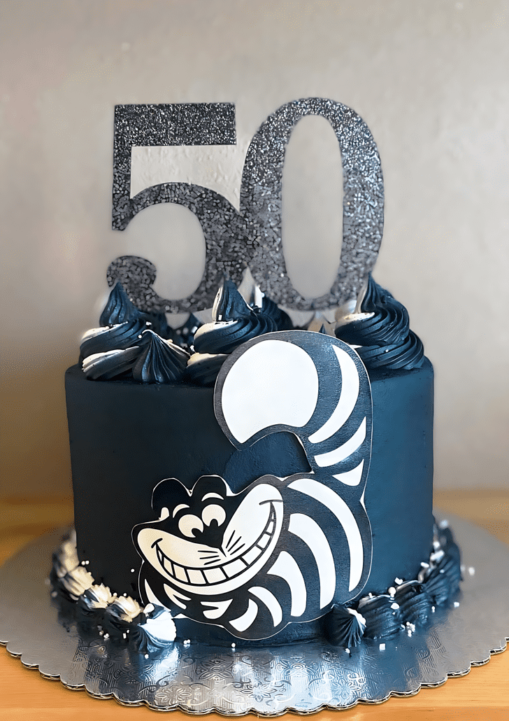 Pretty Cheshire Cat Cake