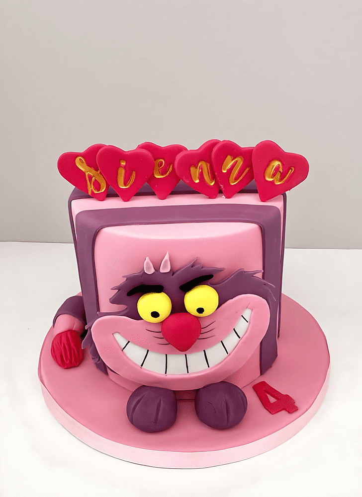 Refined Cheshire Cat Cake