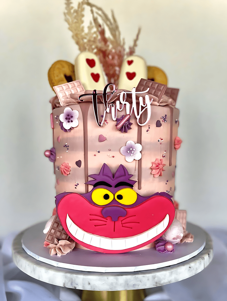 Resplendent Cheshire Cat Cake