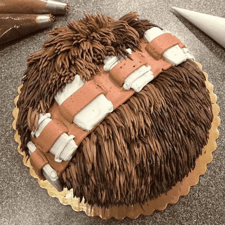 Delicate Chewbacca Cake