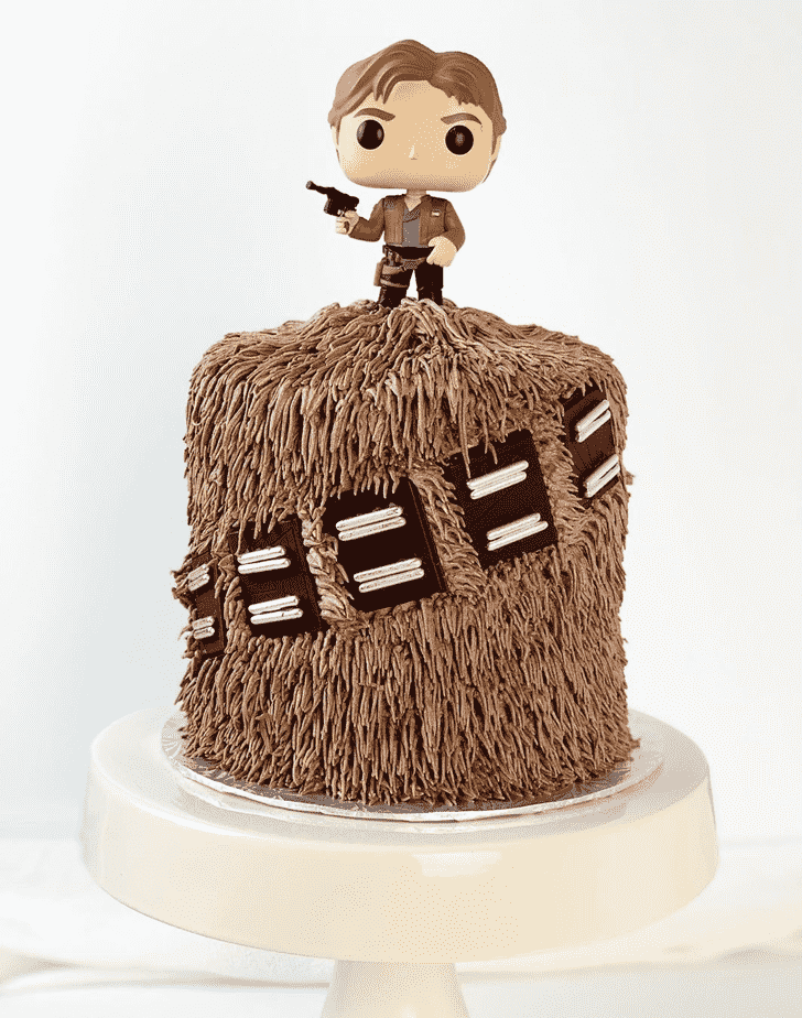 Enthralling Chewbacca Cake