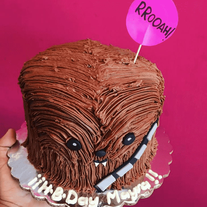 Excellent Chewbacca Cake