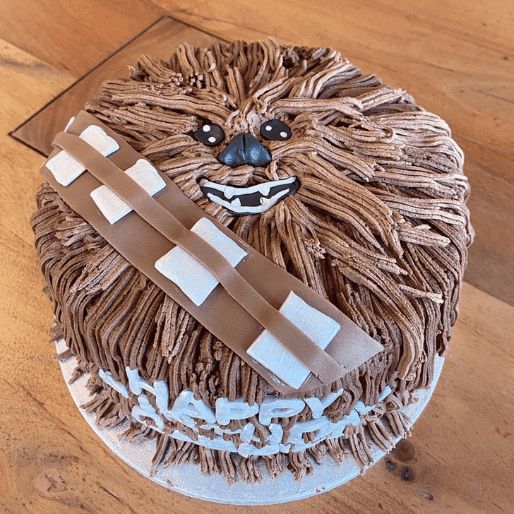 Superb Chewbacca Cake