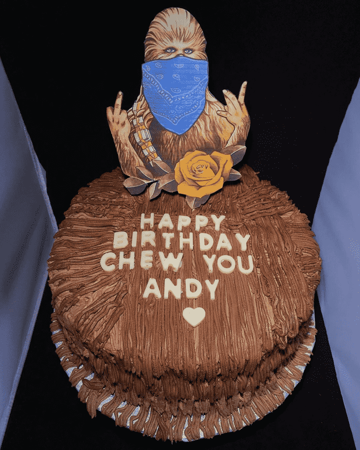 Wonderful Chewbacca Cake Design