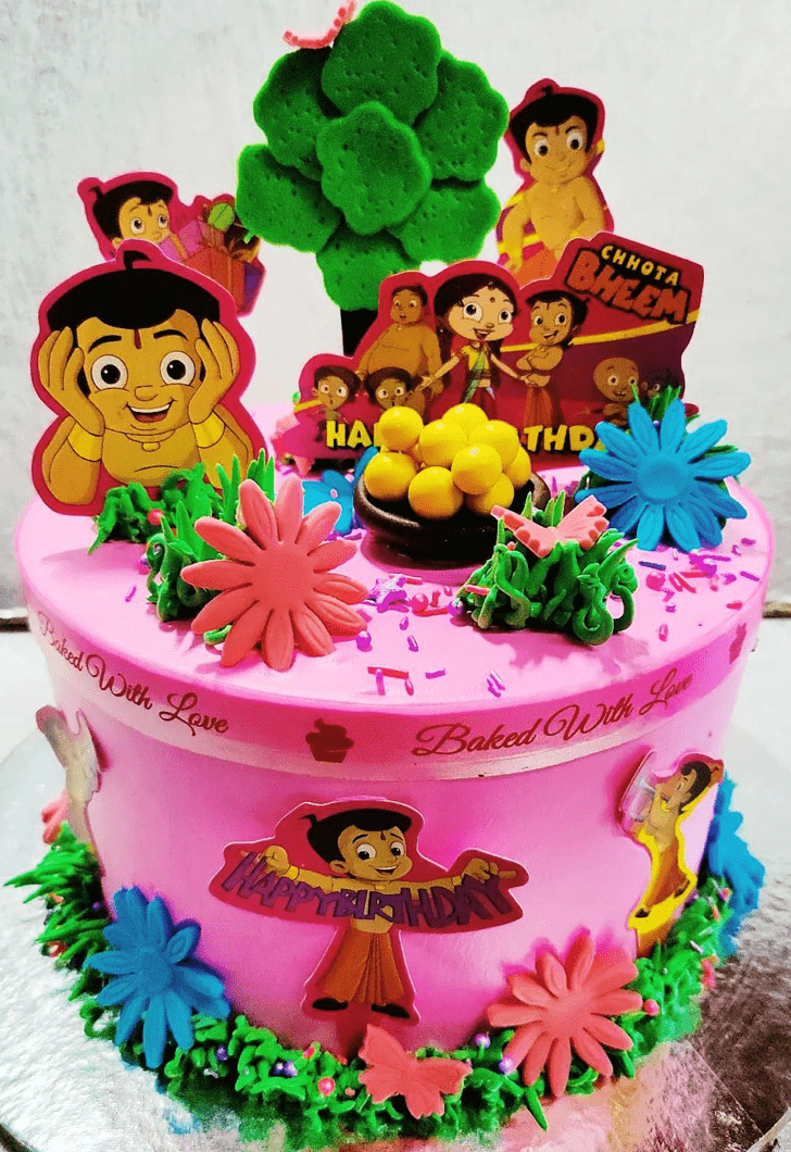Lovely Chhota Bheem Cake Design