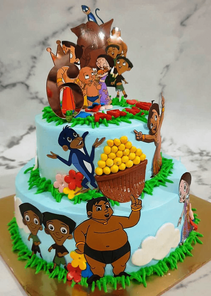 Delicate Chhotta Bheem Cake