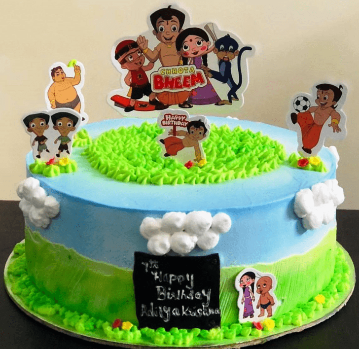 Elegant Chhotta Bheem Cake