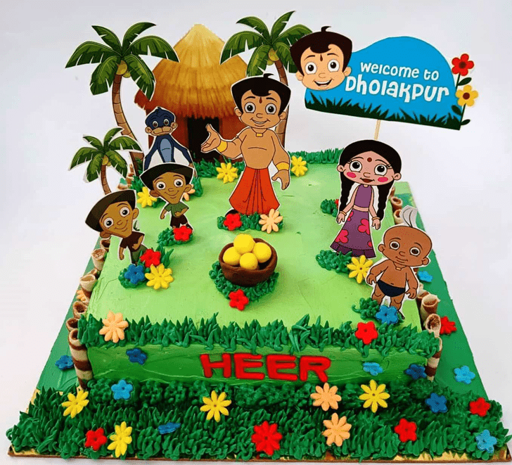 Fascinating Chhotta Bheem Cake