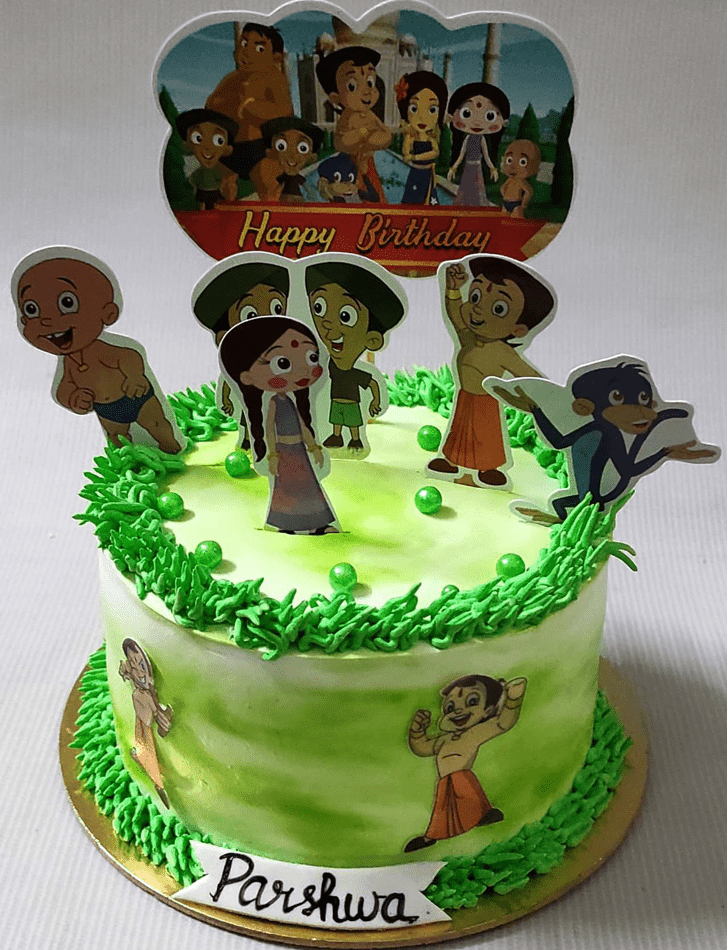 Fetching Chhotta Bheem Cake