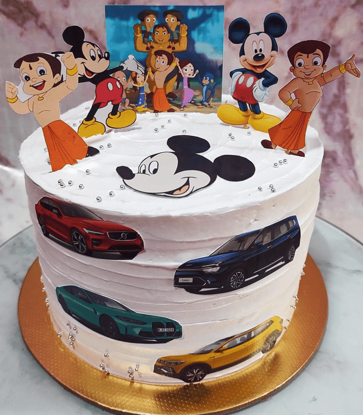 Handsome Chhotta Bheem Cake