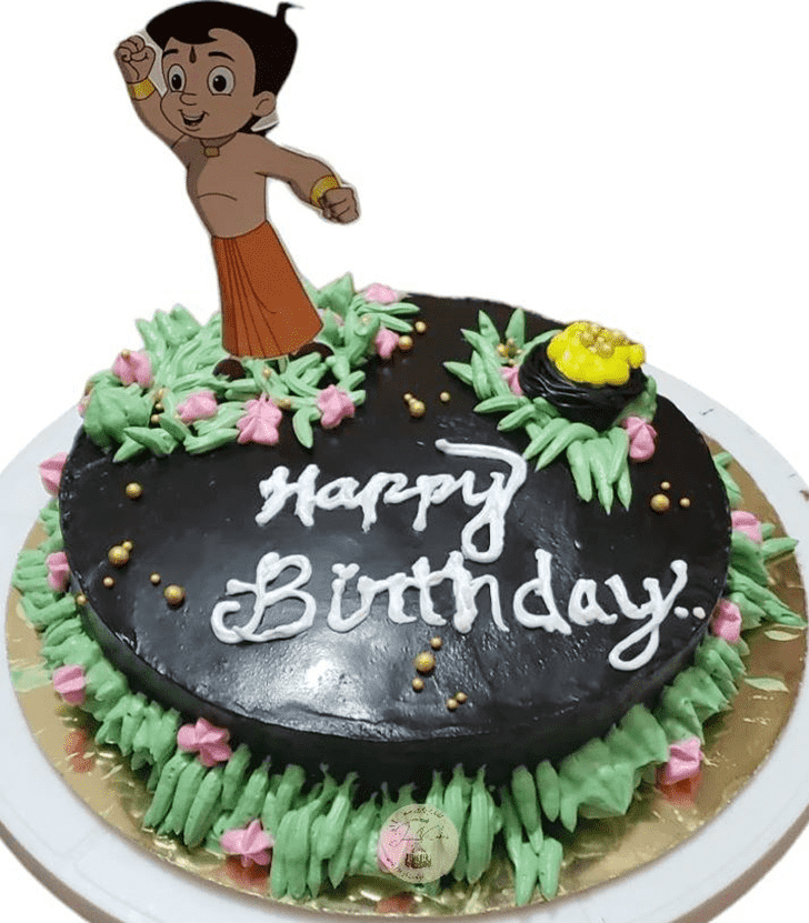 Inviting Chhotta Bheem Cake