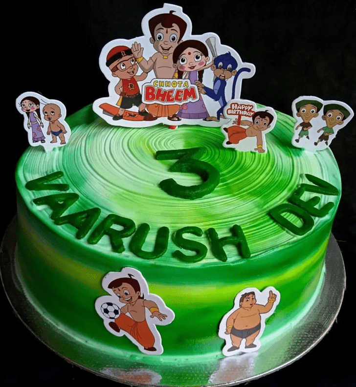 Lovely Chhotta Bheem Cake Design