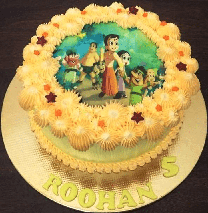 Wonderful Chhotta Bheem Cake Design