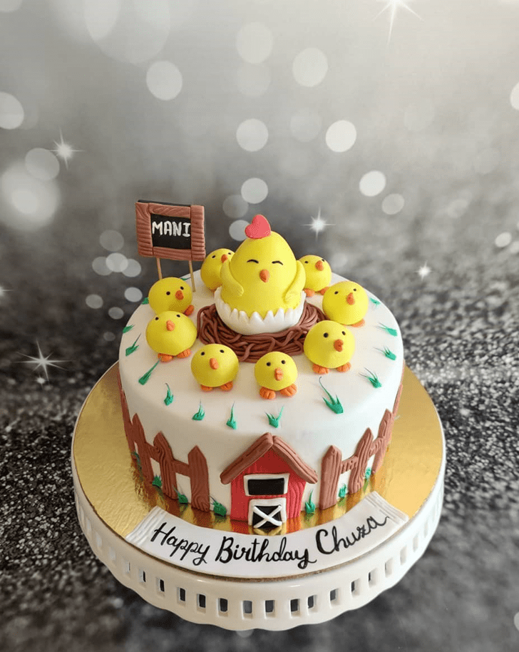 Admirable Chick Cake Design