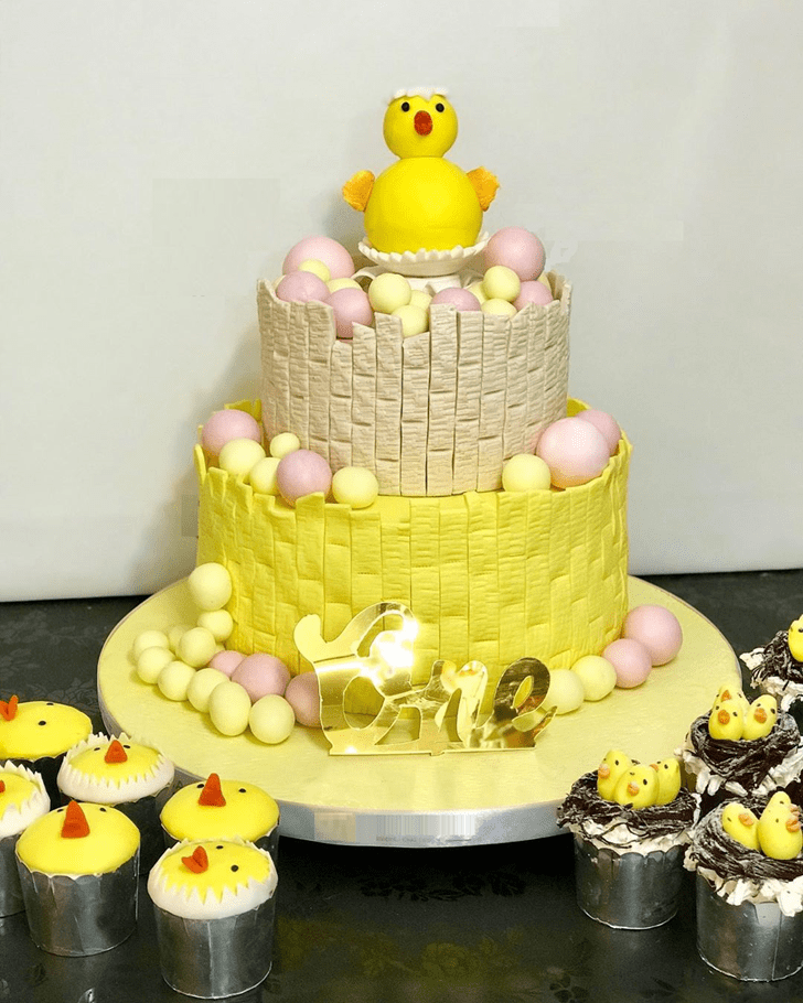 Charming Chick Cake