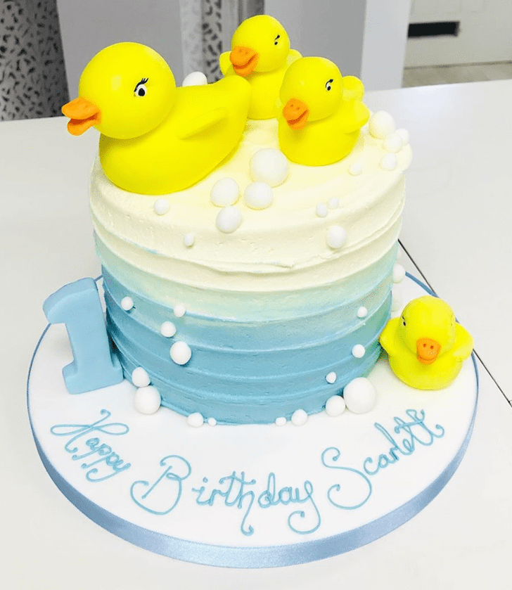 Delightful Chick Cake