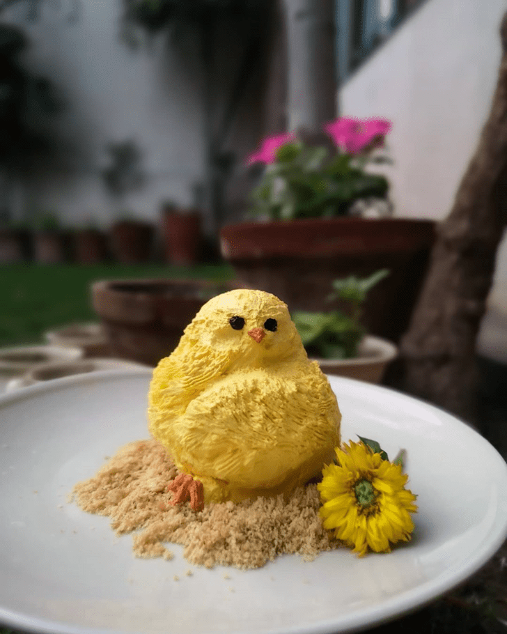 Inviting Chick Cake