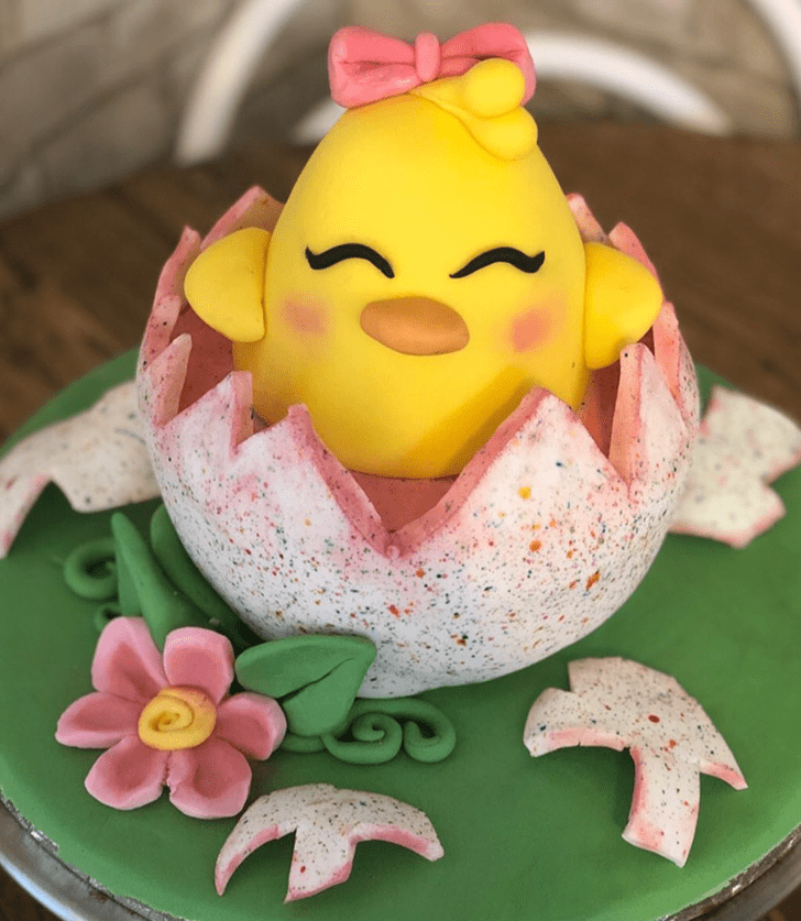 Lovely Chick Cake Design